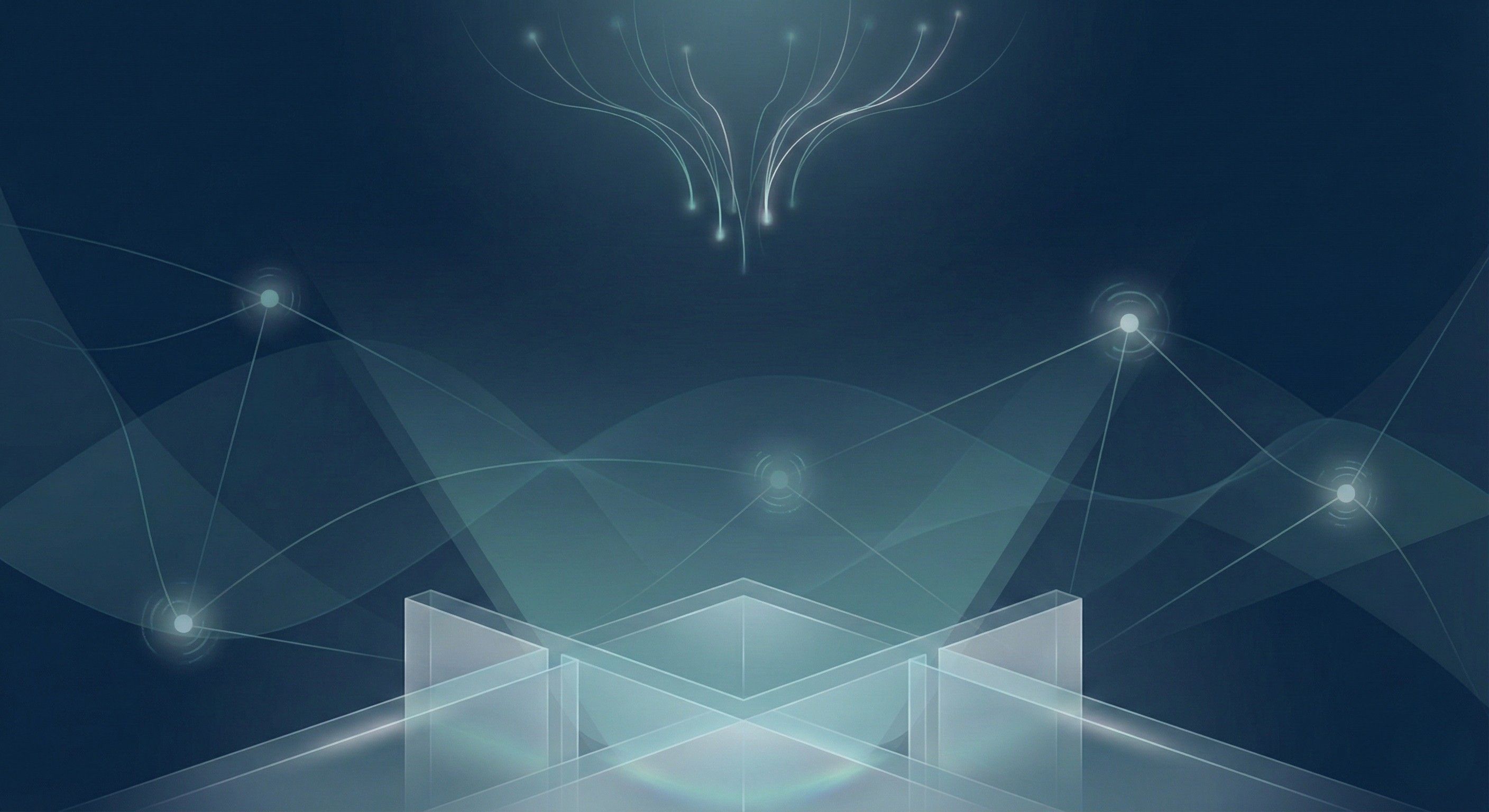 Abstract visualization representing verifiable systems